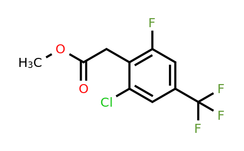 1805956-46-0 | Methyl 2-chloro-6-fluoro-4-(trifluoromethyl)phenylacetate