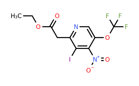 1805958-97-7 | Ethyl 3-iodo-4-nitro-5-(trifluoromethoxy)pyridine-2-acetate