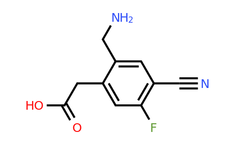 1805961-66-3 | 2-Aminomethyl-4-cyano-5-fluorophenylacetic acid