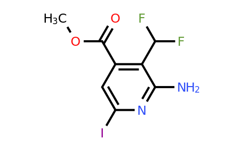 1805961-73-2 | Methyl 2-amino-3-(difluoromethyl)-6-iodopyridine-4-carboxylate