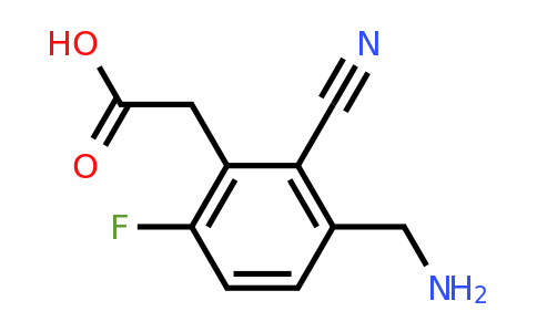1805961-75-4 | 3-Aminomethyl-2-cyano-6-fluorophenylacetic acid