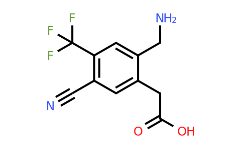 1805962-17-7 | 2-Aminomethyl-5-cyano-4-(trifluoromethyl)phenylacetic acid