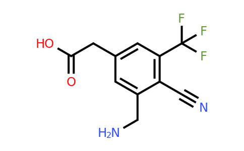 1805962-20-2 | 3-Aminomethyl-4-cyano-5-(trifluoromethyl)phenylacetic acid