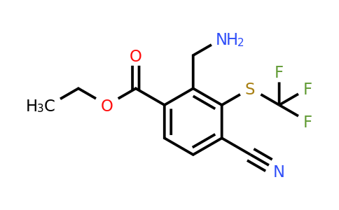 1805962-43-9 | Ethyl 2-aminomethyl-4-cyano-3-(trifluoromethylthio)benzoate