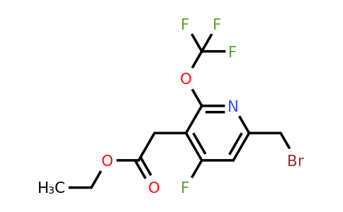 Ethyl 6-(bromomethyl)-4-fluoro-2-(trifluoromethoxy)pyridine-3-acetate
