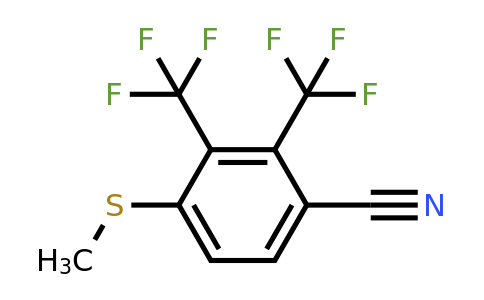 1805972-89-7 | 2,3-Bis(trifluoromethyl)-4-cyanothioanisole