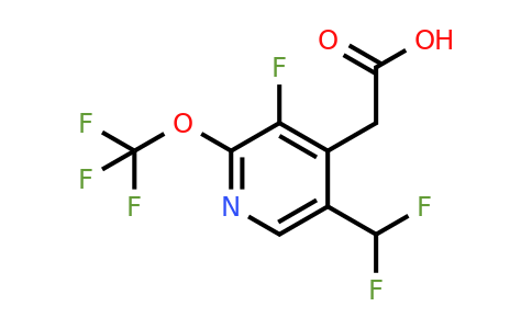 5-(Difluoromethyl)-3-fluoro-2-(trifluoromethoxy)pyridine-4-acetic acid