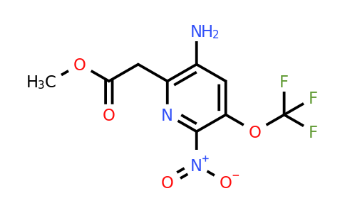1805976-79-7 | Methyl 5-amino-2-nitro-3-(trifluoromethoxy)pyridine-6-acetate