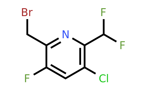 2-(Bromomethyl)-5-chloro-6-(difluoromethyl)-3-fluoropyridine