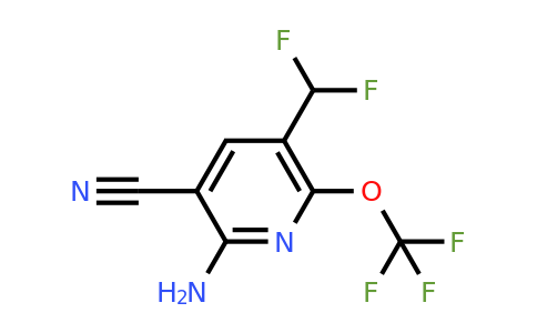 2-Amino-3-cyano-5-(difluoromethyl)-6-(trifluoromethoxy)pyridine