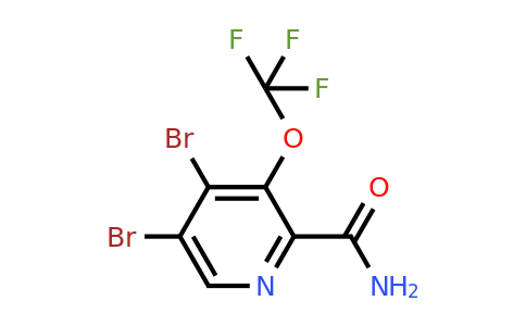 4,5-Dibromo-3-(trifluoromethoxy)pyridine-2-carboxamide