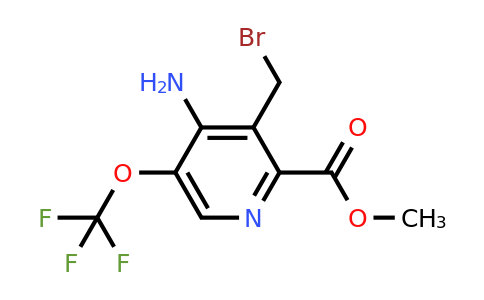Methyl 4-amino-3-(bromomethyl)-5-(trifluoromethoxy)pyridine-2-carboxylate