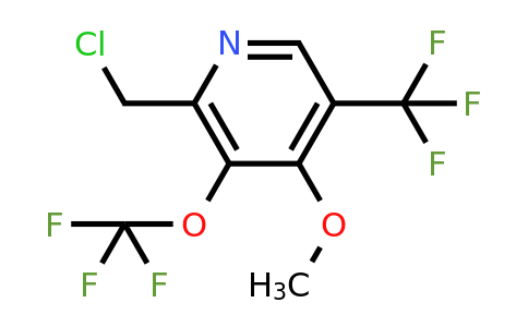 2-(Chloromethyl)-4-methoxy-3-(trifluoromethoxy)-5-(trifluoromethyl)pyridine