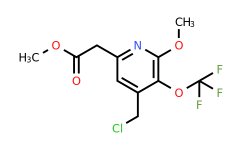1805994-75-5 | Methyl 4-(chloromethyl)-2-methoxy-3-(trifluoromethoxy)pyridine-6-acetate