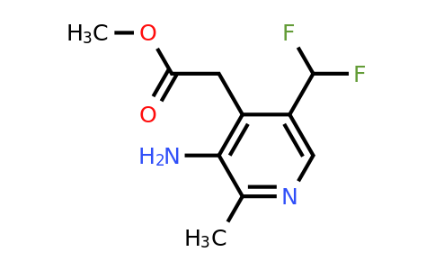 1805994-76-6 | Methyl 3-amino-5-(difluoromethyl)-2-methylpyridine-4-acetate
