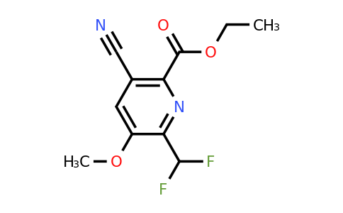 1806005-62-8 | Ethyl 5-cyano-2-(difluoromethyl)-3-methoxypyridine-6-carboxylate