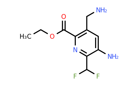 1806008-61-6 | Ethyl 3-amino-5-(aminomethyl)-2-(difluoromethyl)pyridine-6-carboxylate