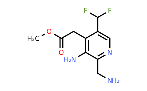 1806010-03-6 | Methyl 3-amino-2-(aminomethyl)-5-(difluoromethyl)pyridine-4-acetate