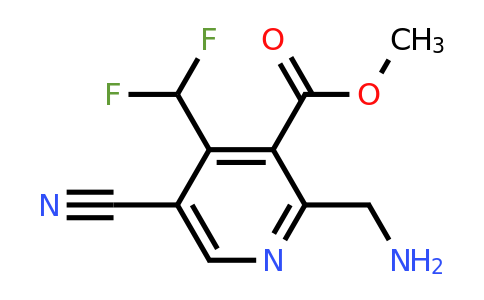 1806011-27-7 | Methyl 2-(aminomethyl)-5-cyano-4-(difluoromethyl)pyridine-3-carboxylate