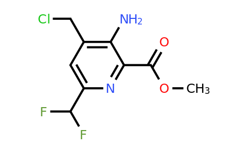 Methyl 3-amino-4-(chloromethyl)-6-(difluoromethyl)pyridine-2-carboxylate
