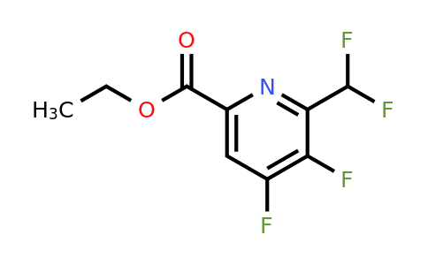 1806017-29-7 | Ethyl 3,4-difluoro-2-(difluoromethyl)pyridine-6-carboxylate
