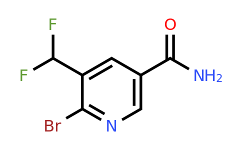 2-Bromo-3-(difluoromethyl)pyridine-5-carboxamide