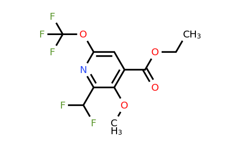 1806020-37-0 | Ethyl 2-(difluoromethyl)-3-methoxy-6-(trifluoromethoxy)pyridine-4-carboxylate