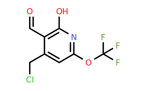 4-(Chloromethyl)-2-hydroxy-6-(trifluoromethoxy)pyridine-3-carboxaldehyde
