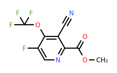 1806026-66-3 | Methyl 3-cyano-5-fluoro-4-(trifluoromethoxy)pyridine-2-carboxylate