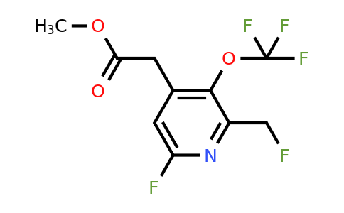 1806027-00-8 | Methyl 6-fluoro-2-(fluoromethyl)-3-(trifluoromethoxy)pyridine-4-acetate