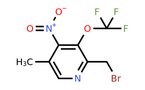 2-(Bromomethyl)-5-methyl-4-nitro-3-(trifluoromethoxy)pyridine