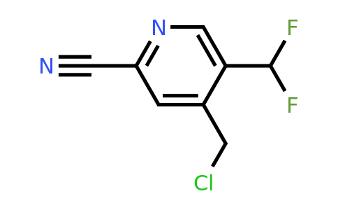 4-(Chloromethyl)-2-cyano-5-(difluoromethyl)pyridine