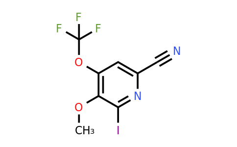 6-Cyano-2-iodo-3-methoxy-4-(trifluoromethoxy)pyridine