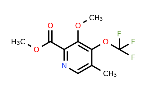 1806035-91-5 | Methyl 3-methoxy-5-methyl-4-(trifluoromethoxy)pyridine-2-carboxylate