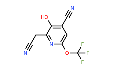 4-Cyano-3-hydroxy-6-(trifluoromethoxy)pyridine-2-acetonitrile