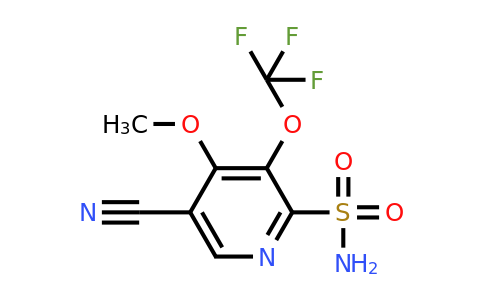 5-Cyano-4-methoxy-3-(trifluoromethoxy)pyridine-2-sulfonamide