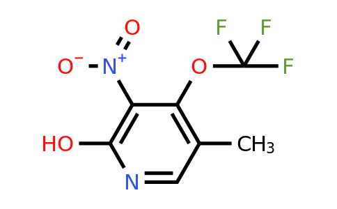 2-Hydroxy-5-methyl-3-nitro-4-(trifluoromethoxy)pyridine