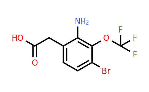 1806043-22-0 | 2-Amino-4-bromo-3-(trifluoromethoxy)phenylacetic acid