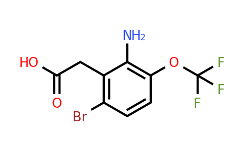 1806043-33-3 | 2-Amino-6-bromo-3-(trifluoromethoxy)phenylacetic acid