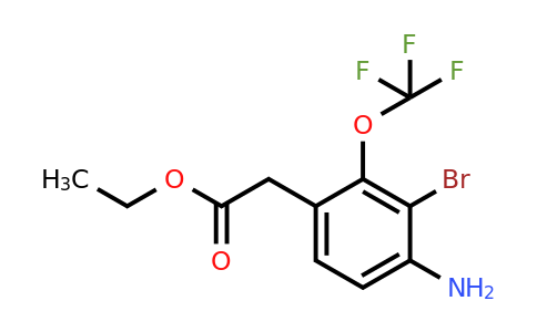 1806043-49-1 | Ethyl 4-amino-3-bromo-2-(trifluoromethoxy)phenylacetate