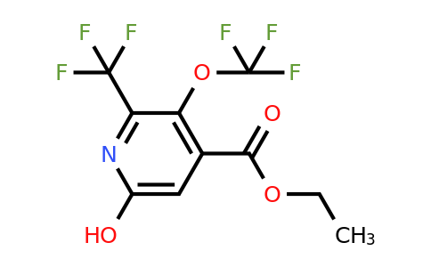 Ethyl 6-hydroxy-3-(trifluoromethoxy)-2-(trifluoromethyl)pyridine-4-carboxylate