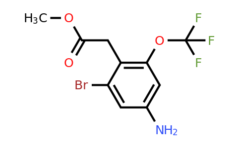 1806044-00-7 | Methyl 4-amino-2-bromo-6-(trifluoromethoxy)phenylacetate