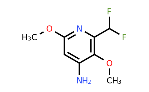 1806044-65-4 | 4-Amino-2-(difluoromethyl)-3,6-dimethoxypyridine