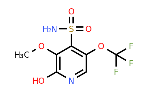 2-Hydroxy-3-methoxy-5-(trifluoromethoxy)pyridine-4-sulfonamide