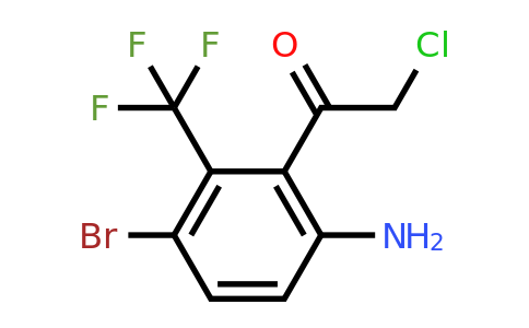 1806046-64-9 | 6'-Amino-3'-bromo-2'-(trifluoromethyl)phenacyl chloride