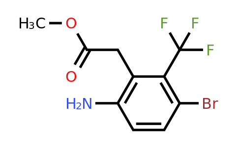 1806047-19-7 | Methyl 6-amino-3-bromo-2-(trifluoromethyl)phenylacetate