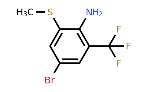 1806047-49-3 | 2-Amino-5-bromo-3-(trifluoromethyl)thioanisole