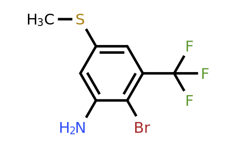 1806047-55-1 | 3-Amino-4-bromo-5-(trifluoromethyl)thioanisole