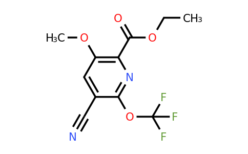 1806048-08-7 | Ethyl 3-cyano-5-methoxy-2-(trifluoromethoxy)pyridine-6-carboxylate