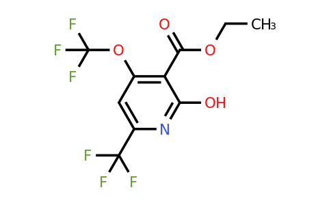 Ethyl 2-hydroxy-4-(trifluoromethoxy)-6-(trifluoromethyl)pyridine-3-carboxylate